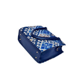PRINTED FABRIC (Blue) TOTE BAG